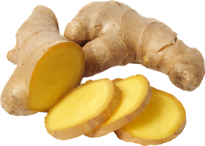 Slices of Fresh Ginger